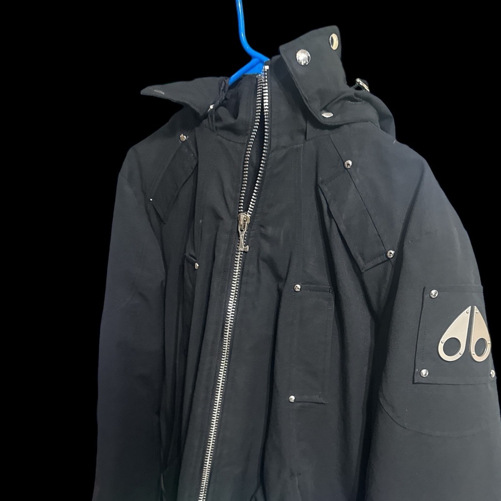 Men's Black Hooded Jacket